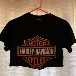 Harley Davidson cropped top
